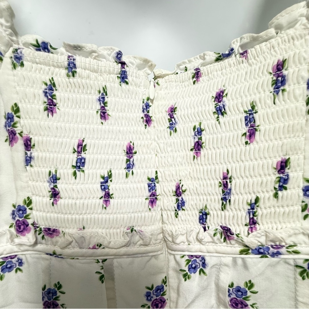 For Love & Lemons Viola Mini Dress White - Picture 8 of 13